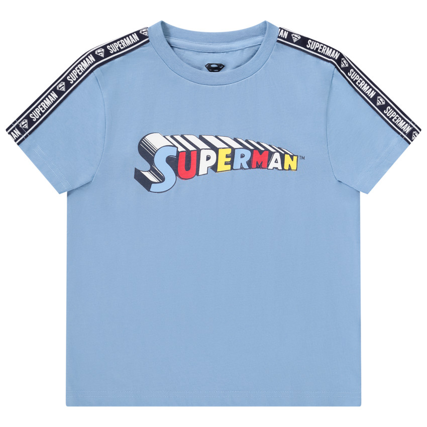 T-shirt manches courtes print Superman Warner pour garçon 