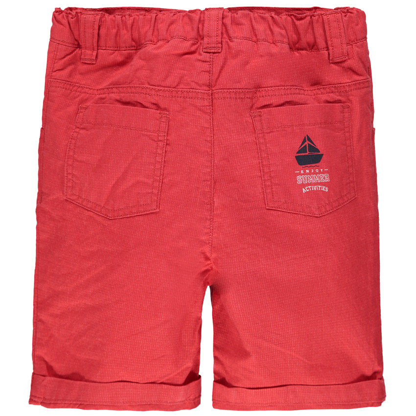 Bermuda en maille fantaisie à print au dos 