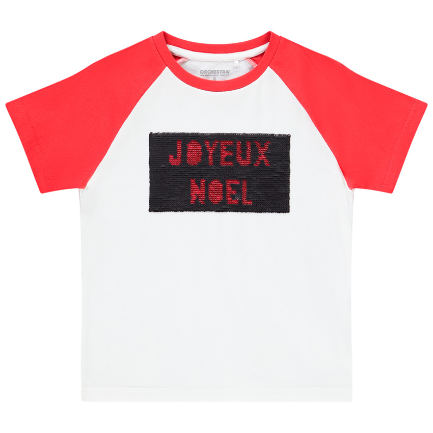 T shirt store sequin garcon