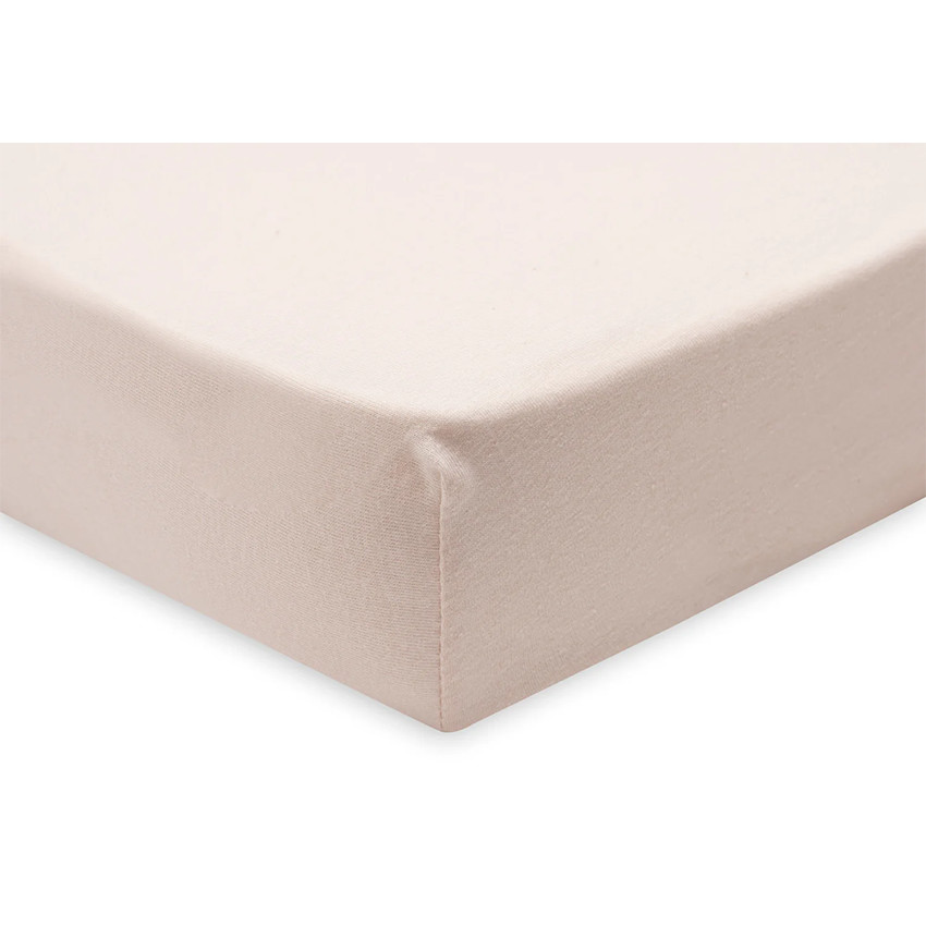 Lot de 2 draps housses lit 60x120cm Blush/Wild Rose 