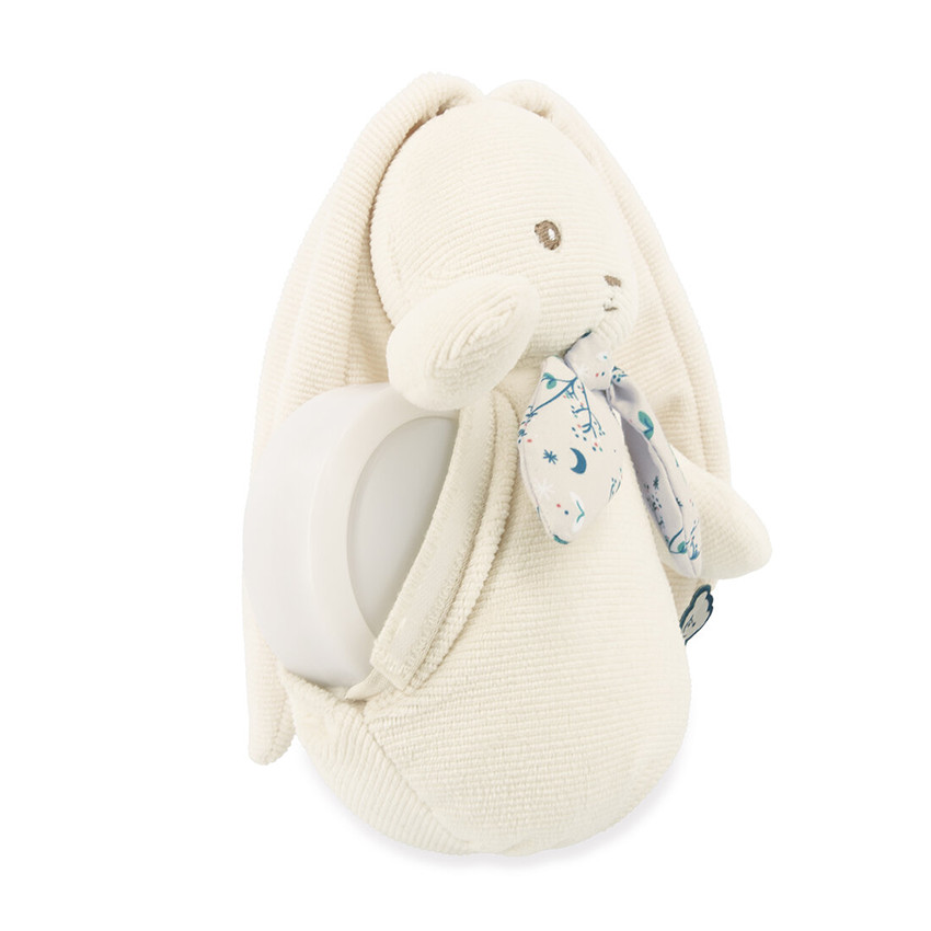 Veilleuse peluche Nomade Lapin Crème 