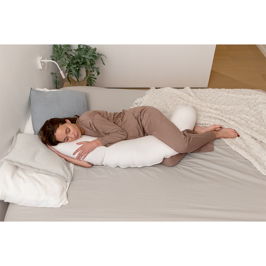 Grand coussin multi-usage Buddy Silver Dots 