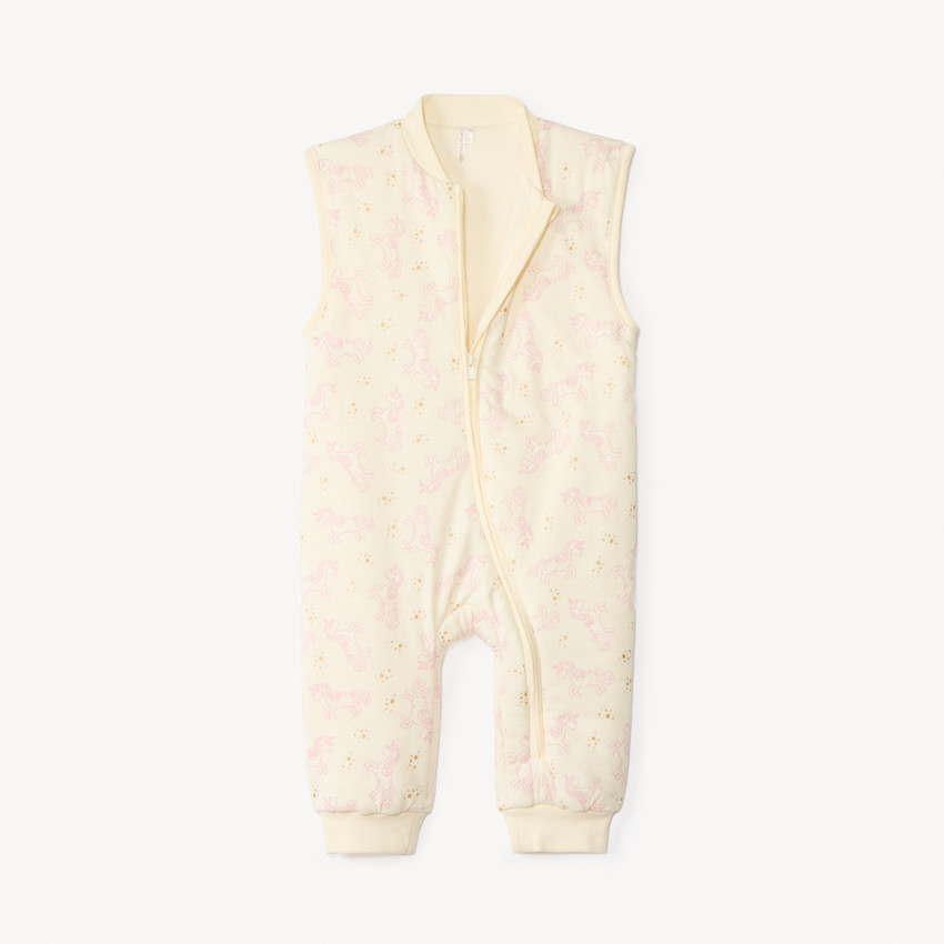 Surpyjama imprimé à manches amovibles pour bébé fille 