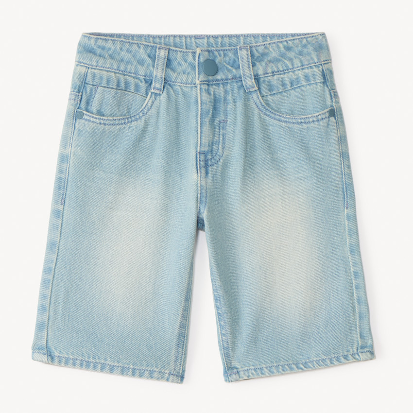Short en jean clair pour garçon