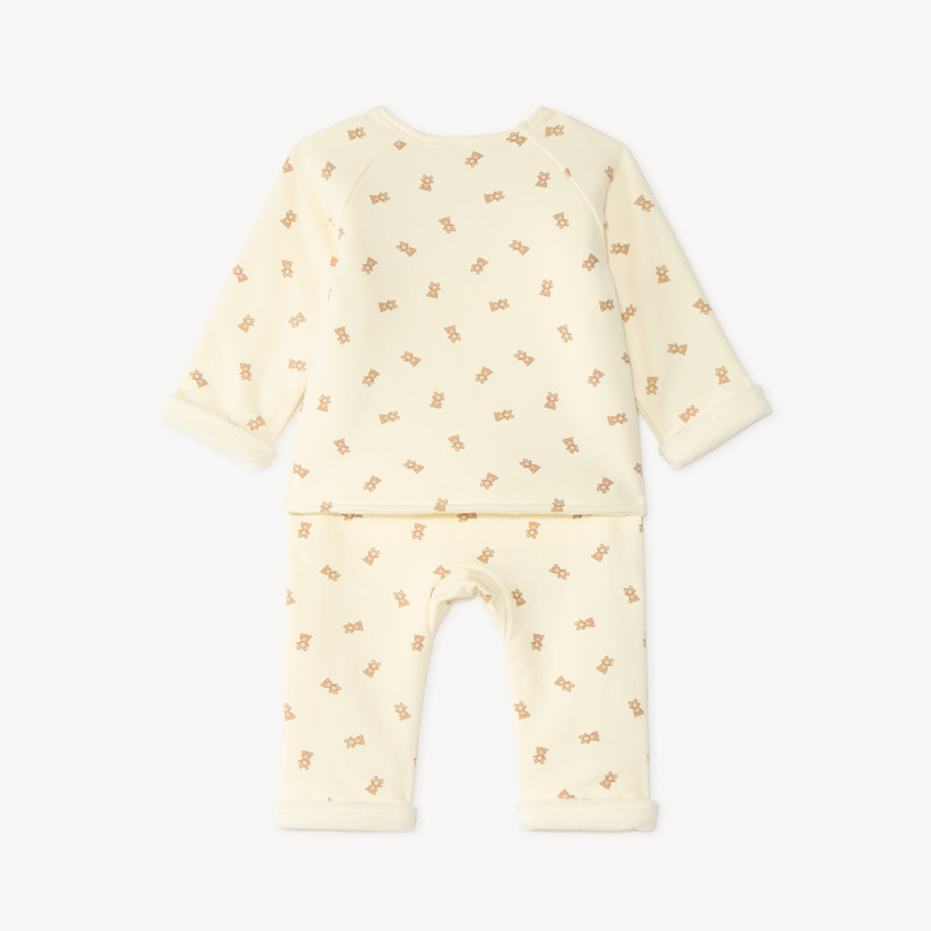 Ensemble de jogging bébé garçon imprimé ourson 