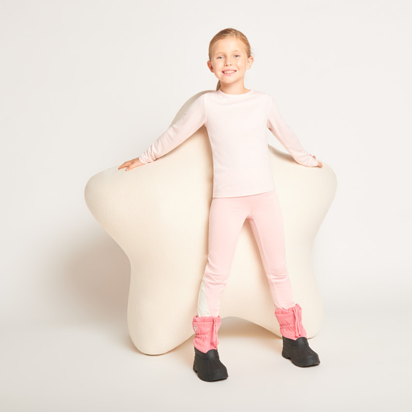 Lot de 2 maillots de corps manches longues thermiques pour fille 