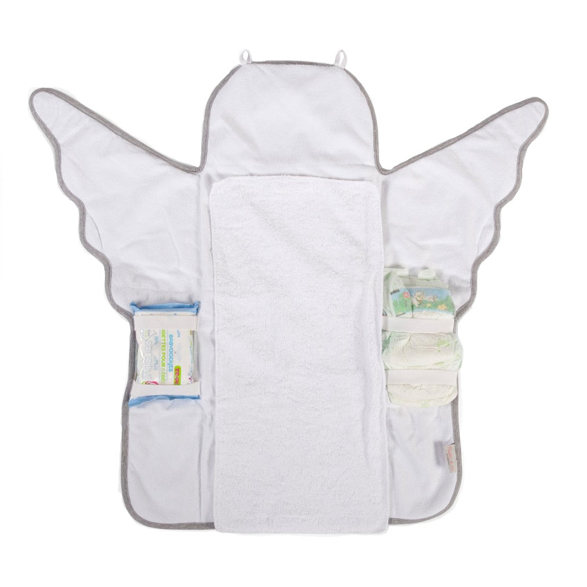 Tapis à langer Angel - Jersey gris 