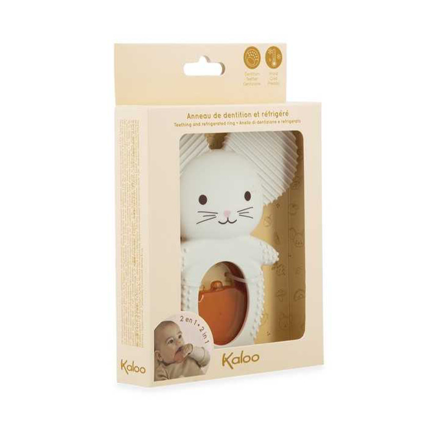 Duo anneau dentition et réfrigérant Souris Blanc 