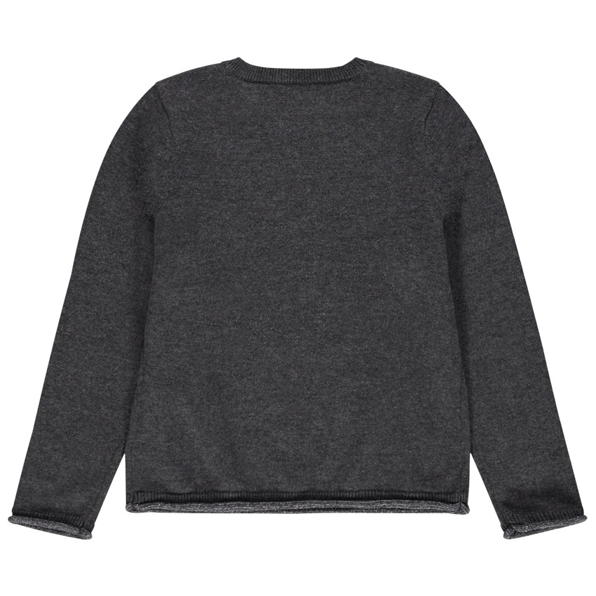 Pull en tricot avec coeurs en sequins 