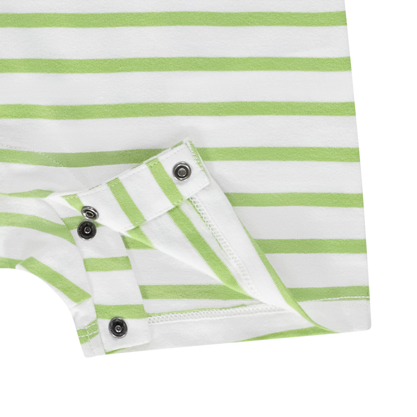 Combinaison courte rayé en coton print Simba Disney pour bébé garçon 