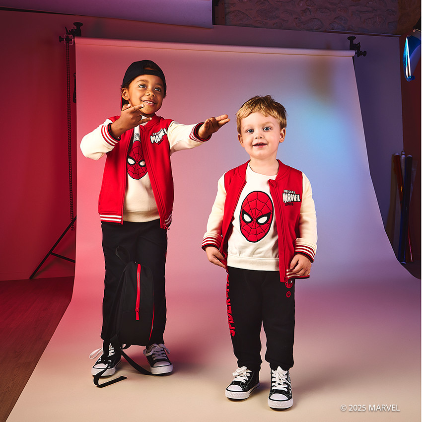 Veste teddy en molleton Spider-Man Marvel pour bébé garçon 