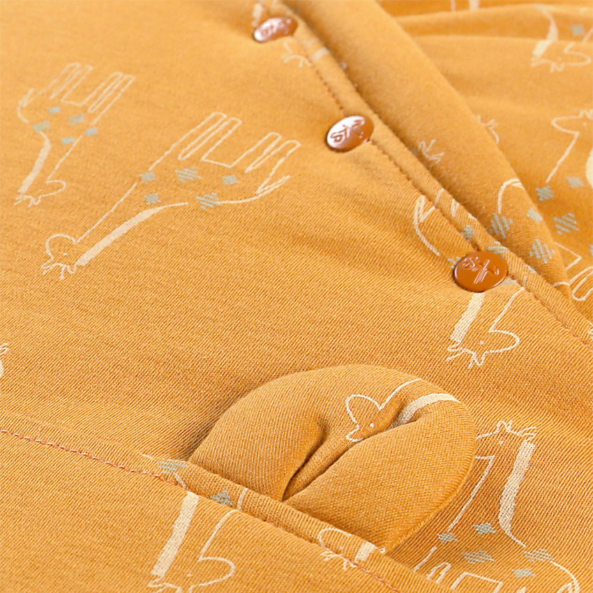 Gigoteuse à manches amovibles 70 cm - Ocre 