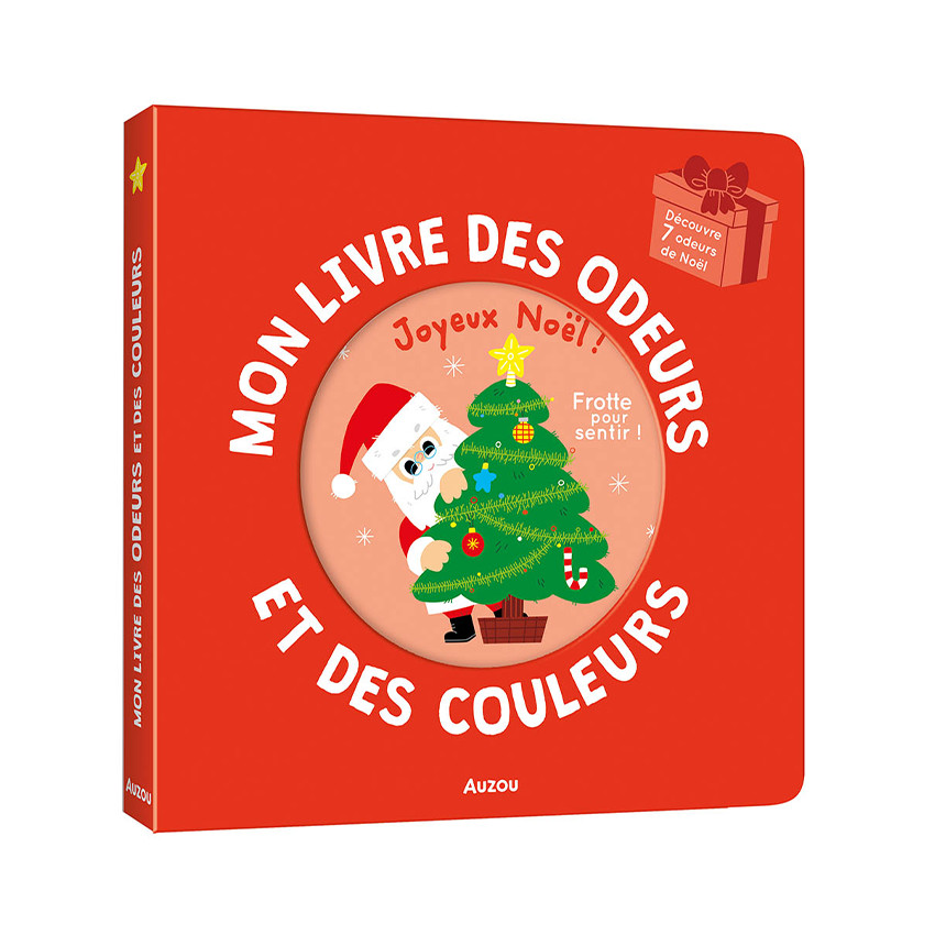 Imagier olfactif "Mon livre des odeurs et des couleurs - Joyeux Noël" 