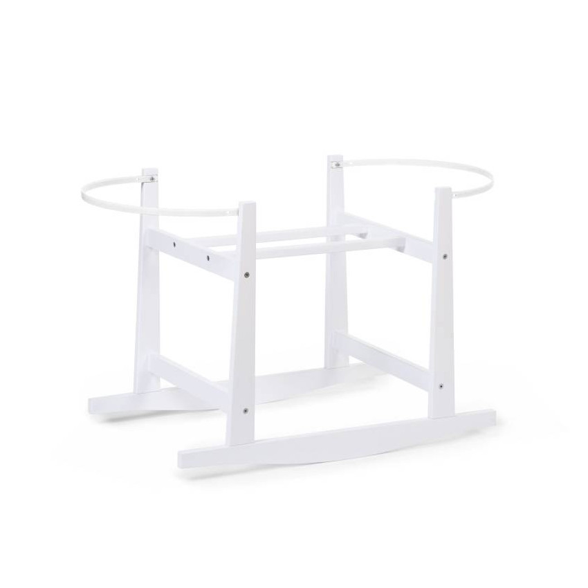 Support à bascule pour couffin Moise Bois blanc 