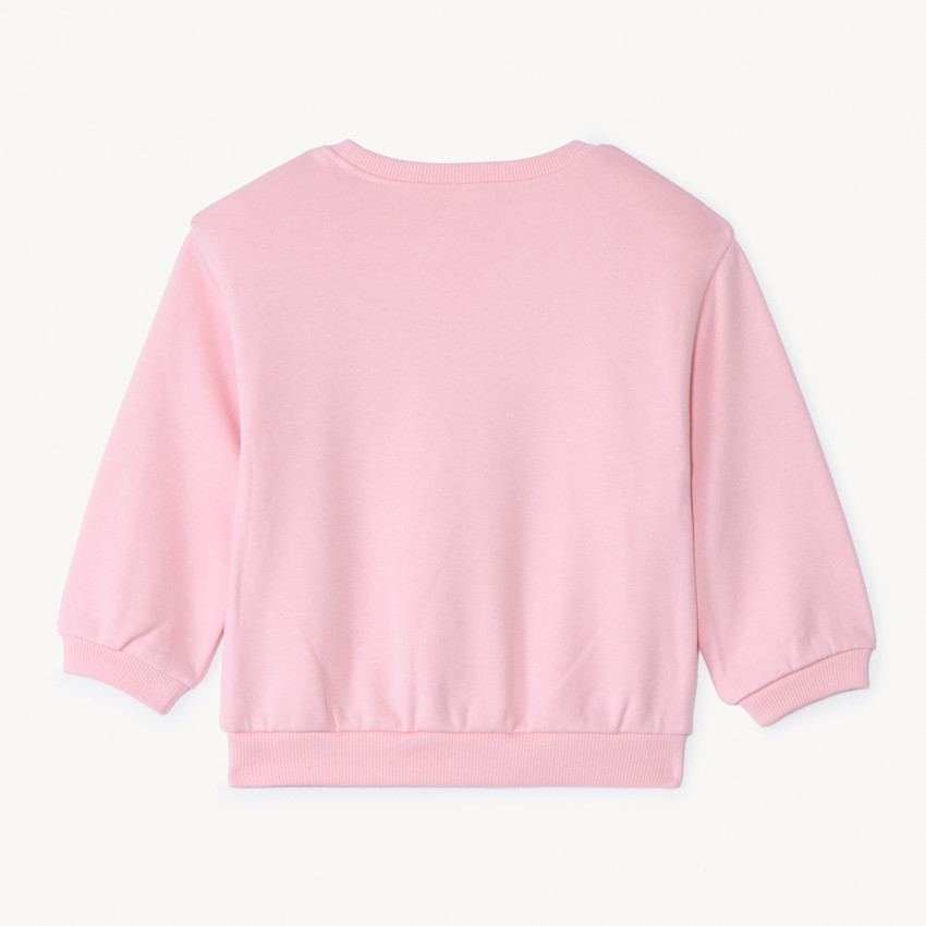 Sweat molleton oversize printé pour bébé fille 