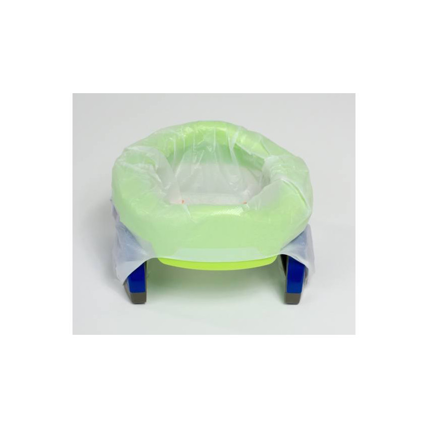 Pot de voyage/reducteur de toilettes 2 en 1 - Vert 