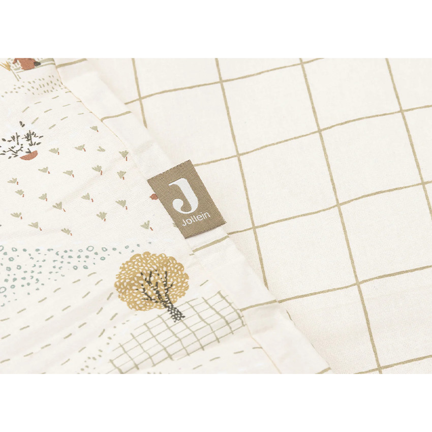 Housse de couette + taie d’oreiller - Tiny Park - 100x140 cm 