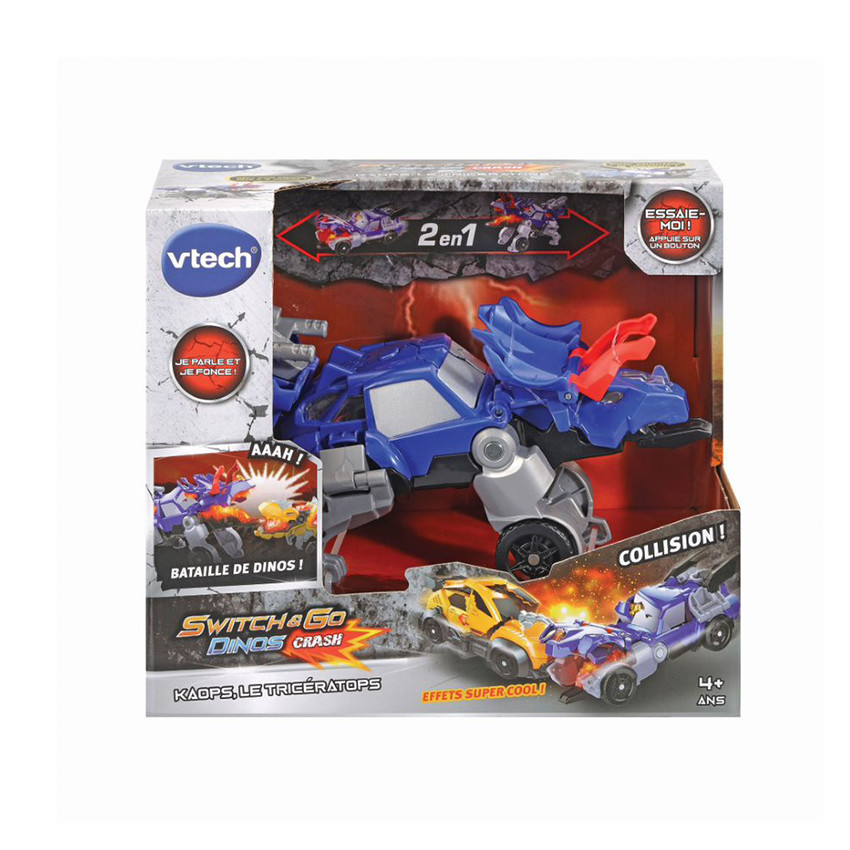 Switch & Go Dinos Crash - Kaops, Le Tricératops 