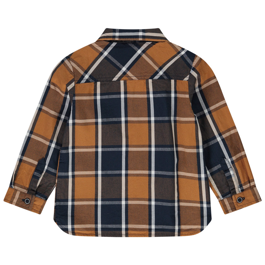 Chemise manches longues à carreaux pour bébé garçon 