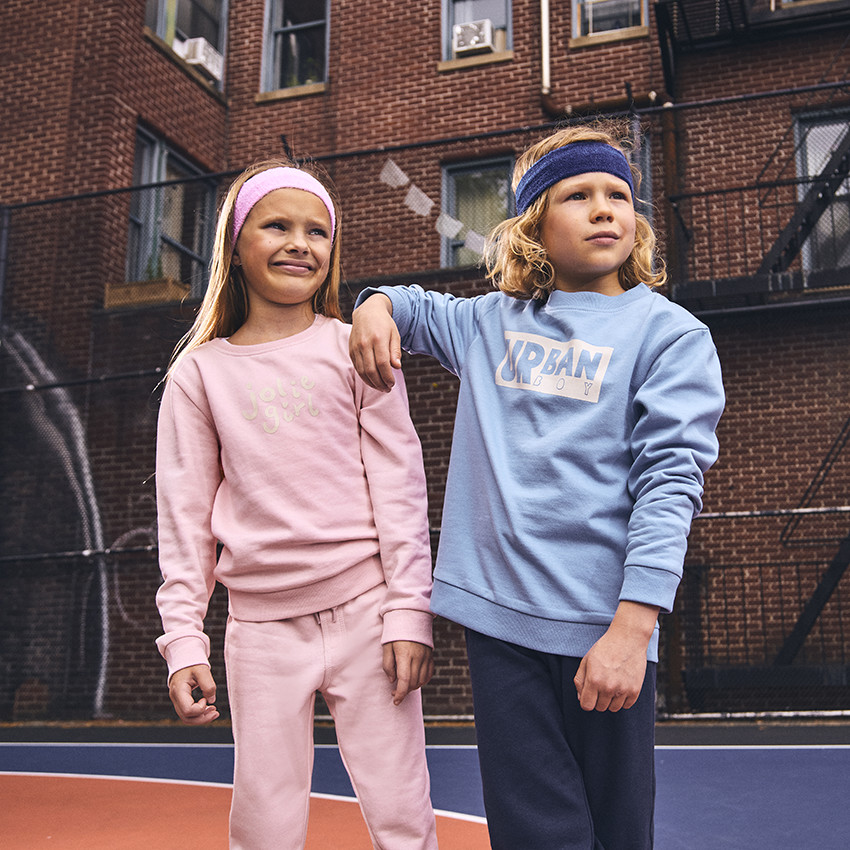 Sweat molleton print Jolie Girl pour fille 