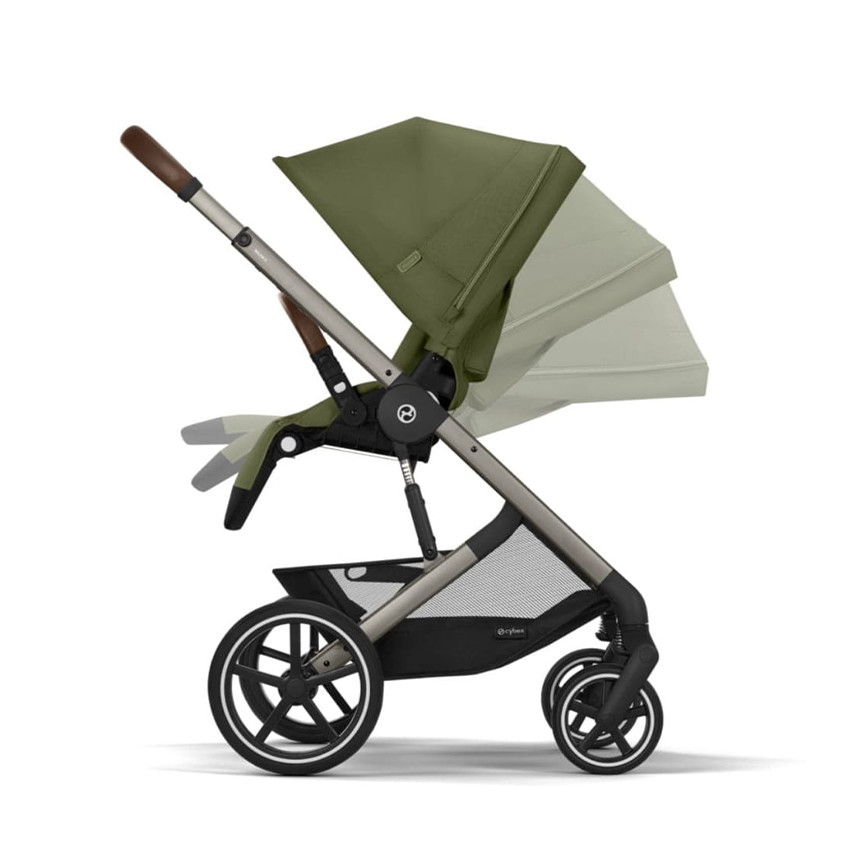 Poussette compacte Balios S Lux taupe/moss green 