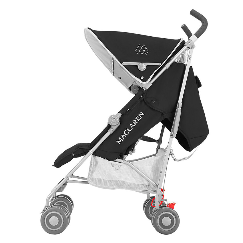 Poussette canne Quest - Black/Silver 