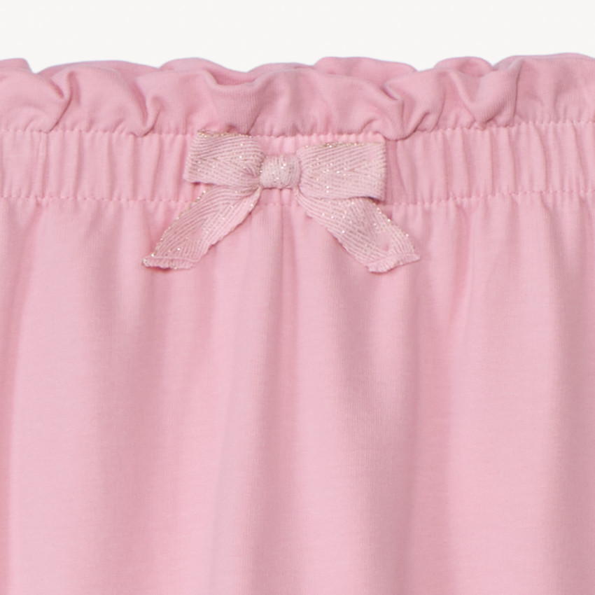 Jogging molleton à taille volantée pour bébé fille 