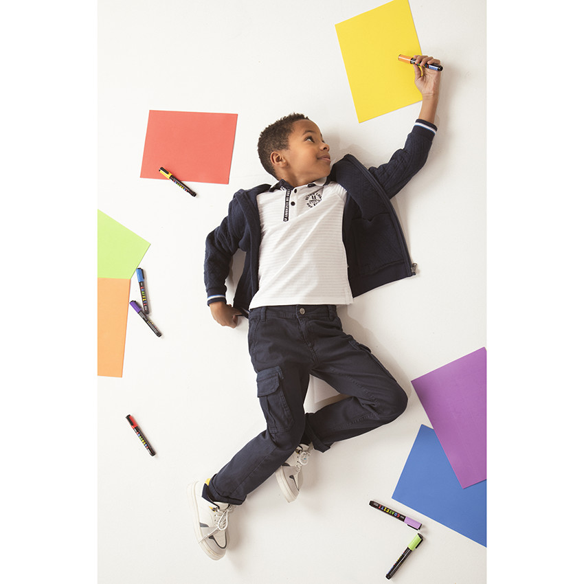 Pantalon cargo en twill pour garçon 