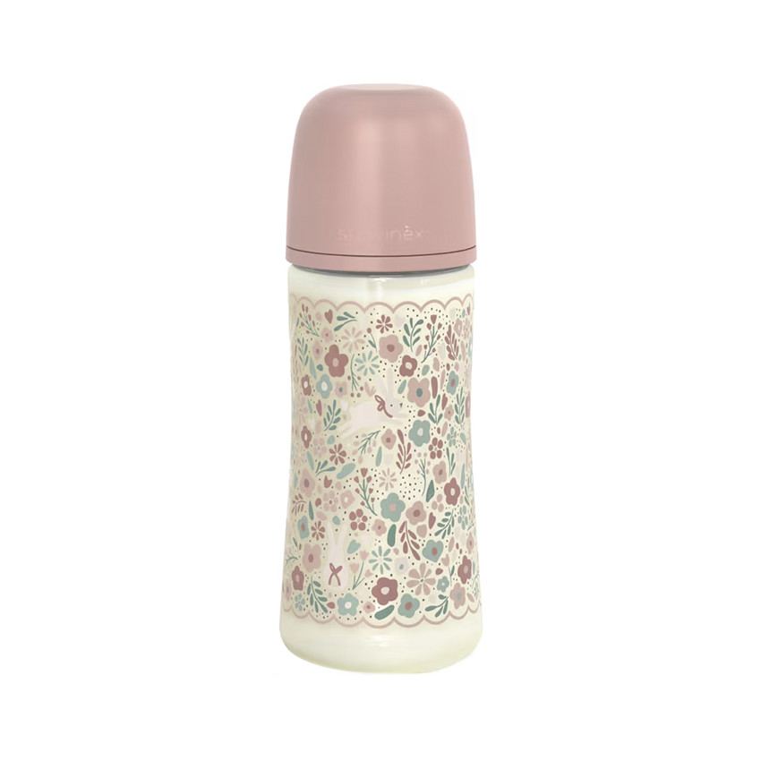 Biberon avec tétine physiologique SX PRO L 360ml Wonderland Liberty rose
