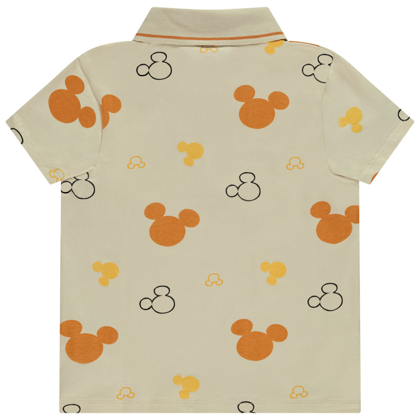 Polo manches courtes imprimé Mickey Disney pour garçon 