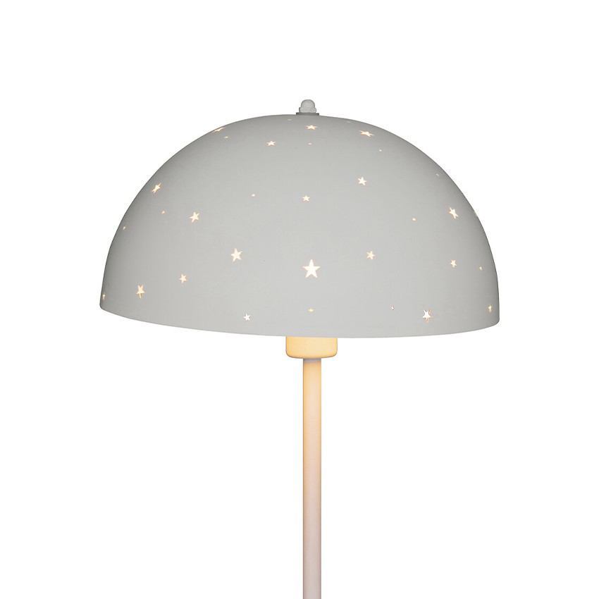 Lampadaire étoilé Champignon blanc 