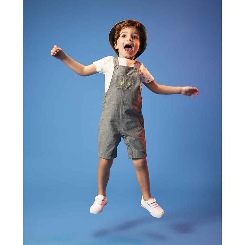 T-shirt manches courtes en jersey imprimé grenouilles pour bébé garçon 