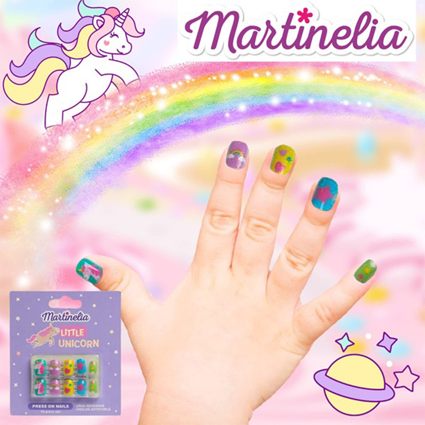 Kit de 10 faux ongles Little Unicorn 