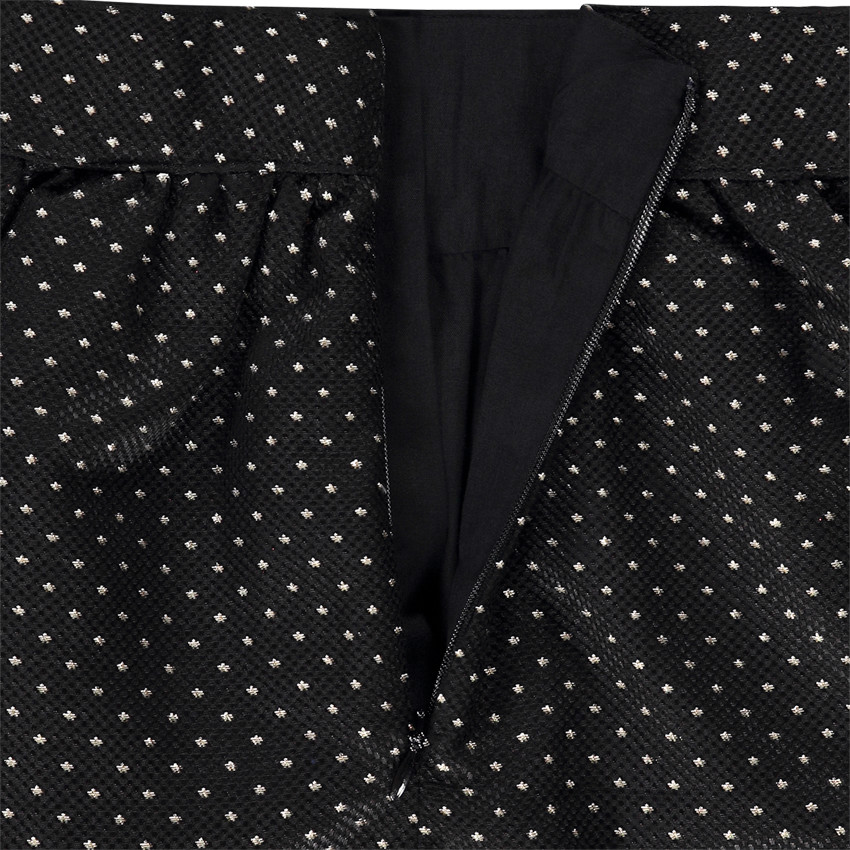 Jupe en jacquard imprimé étoiles lurexées pour fille 