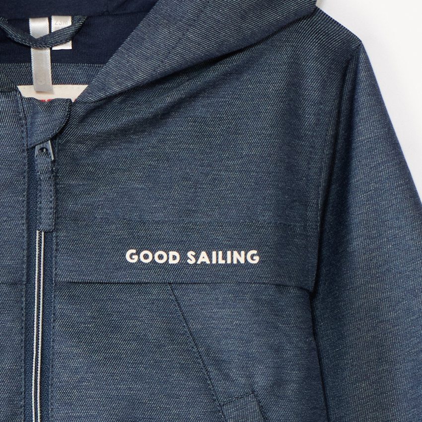 Coupe-vent en toile à capuche pour garçon  