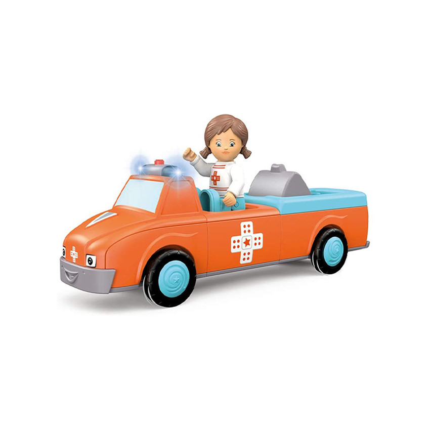Véhicule 3 parties à assembler ambulance Anna Amby 