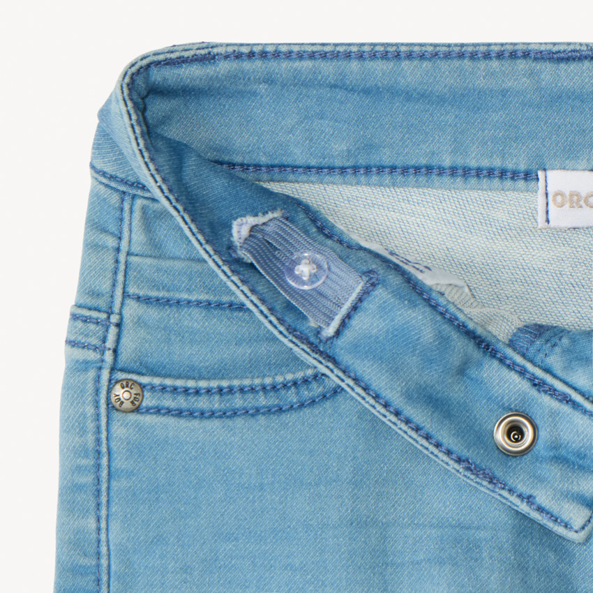 Bermuda effet jean froissé pour bébé garçon 