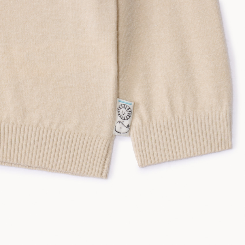 Pull en tricot avec cording "Hello" pour bébé garçon 