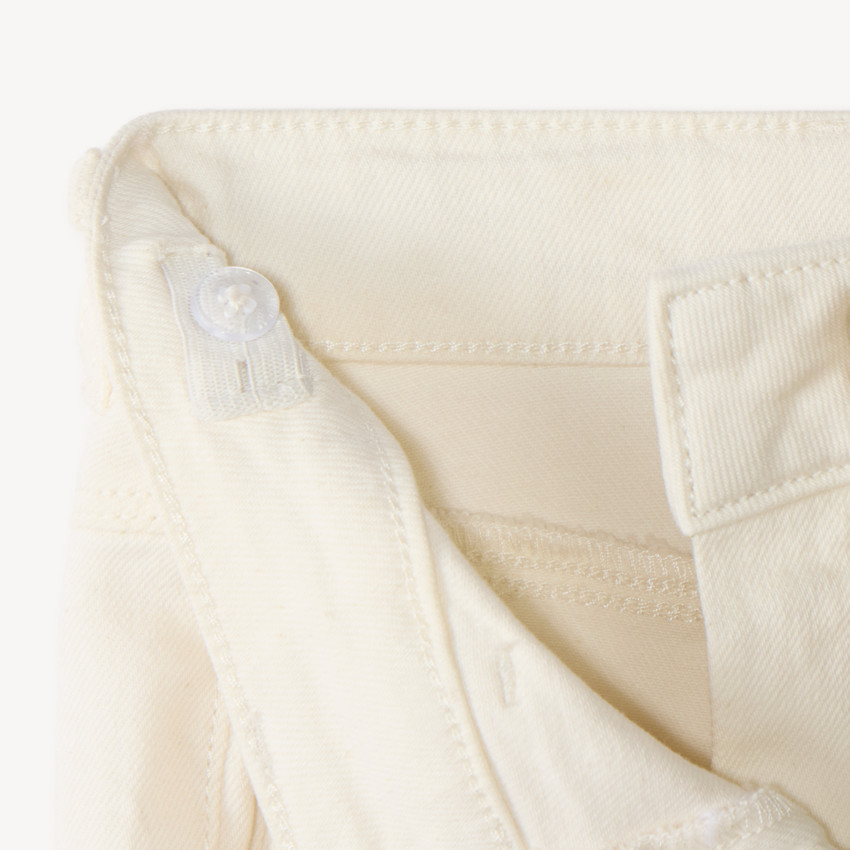Jean flare avec poches plaquées pour fille 
