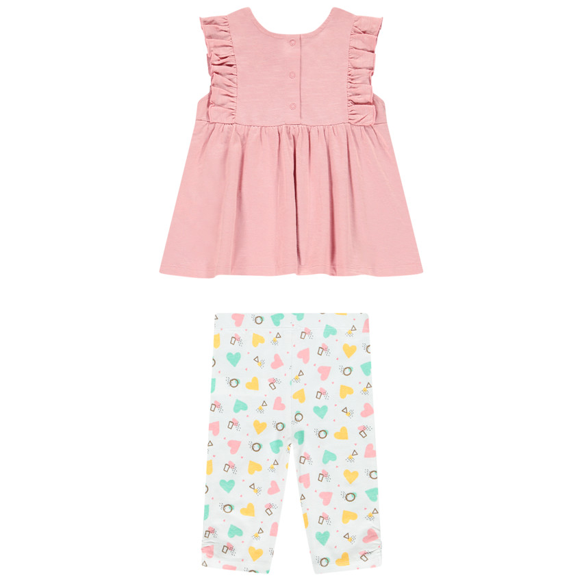 Ensemble tunique + legging Minnie Disney pour bébé fille 