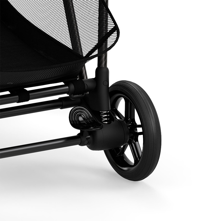 Poussette Melio 2 - Châssis Carbone / Siège Deep Black 