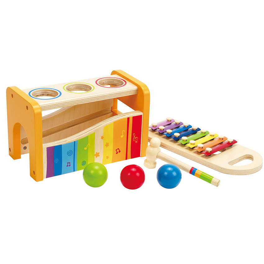 Jeux de musique - Banc à marteler avec xylophone 