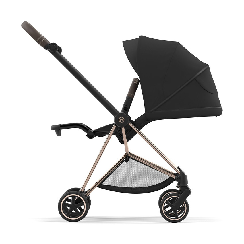 Habillage de siège pour poussette Mios 3 sepia black - Noir (Cybex) - Image 1