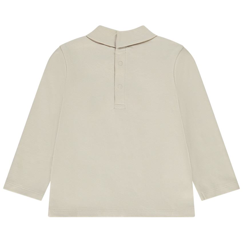 T-shirt manches longues col cheminée pour bébé garçon 