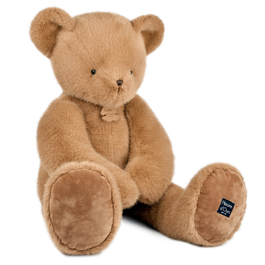 Peluche Ours Clémentin 80CM Praline/Cacahuète 