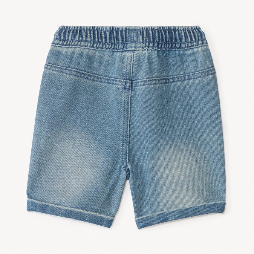 Bermuda en jean avec broderie Flash McQueen Cars Disney pour bébé garçon  