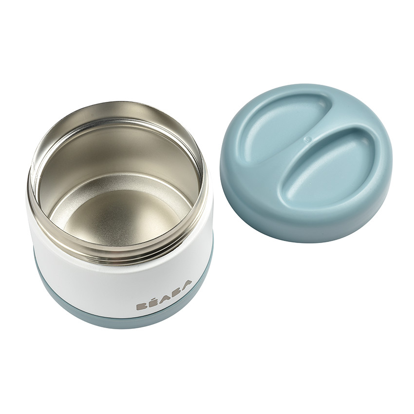 Thermo-portion en inox 500 ml Blue - Blanc (Béaba) - Image 3