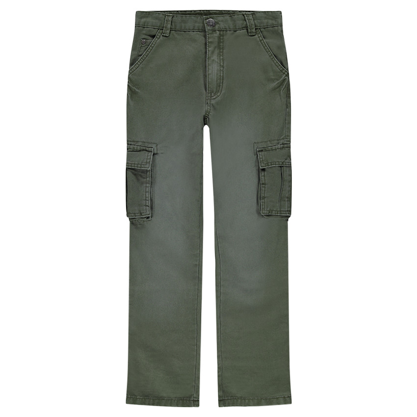 Junior - Pantalon kaki à poches esprit cargo 