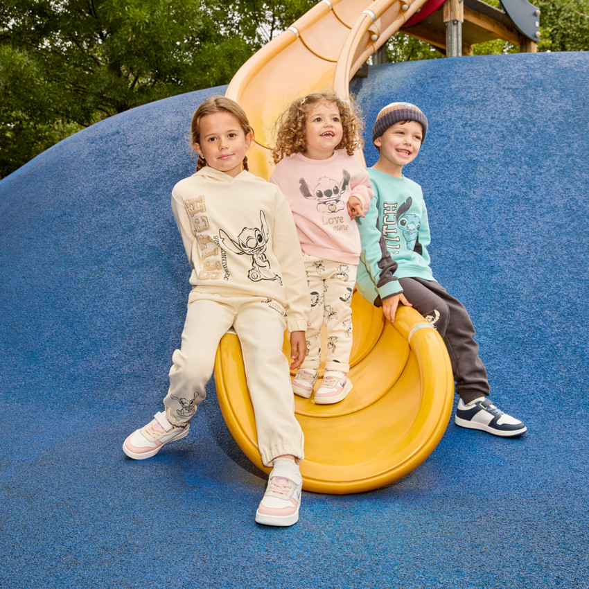 Ensemble Sweat + jogging Stitch Disney pour bébé fille  