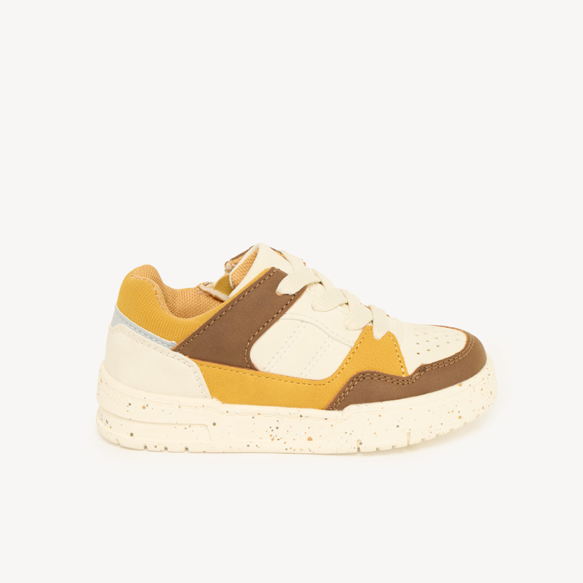 Baskets de sport garçon lacets et zip 